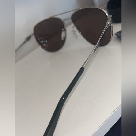 Salvatore Ferragamo Silver Aviator Sunglasses - Picture 5 of 10